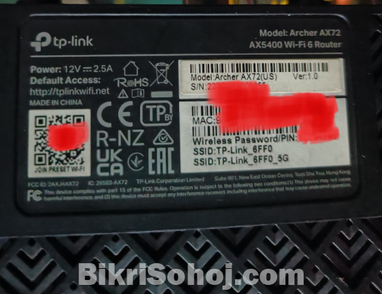Archer AX72 5400Mbps Router